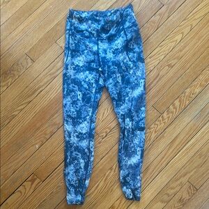 Blue Patterned Leggings